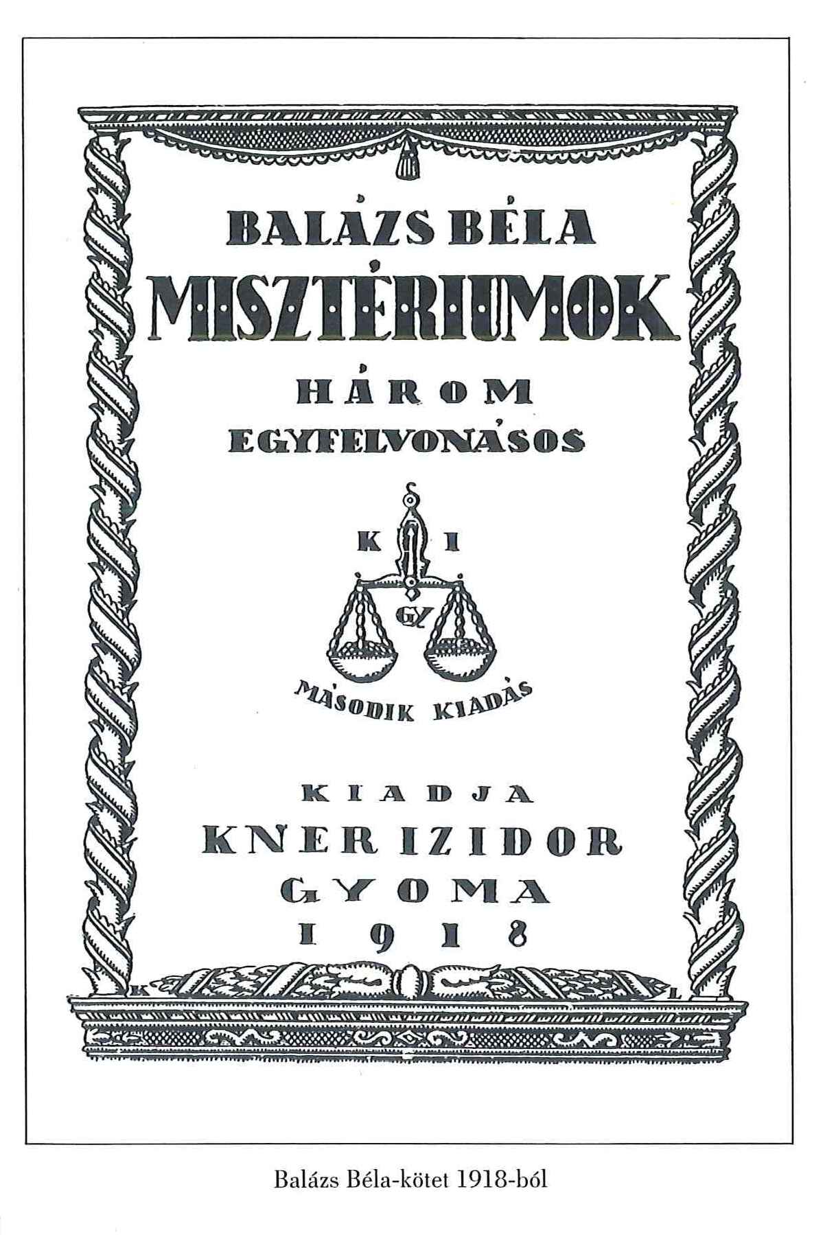 honap ajanlata 3 miszteriumok 1918