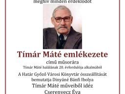 2019.05.10 - Tímár Mátéra emlékeztünk