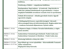 2019.10.01-06 -Országos Könyvtári Napok Gyomaendrődön