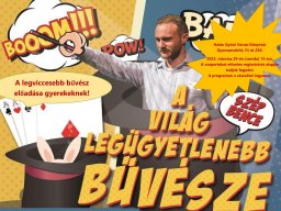 Vendégünk volt a világ legügyetlenebb, de legviccesebb bűvésze, Szép Bence