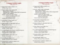 2025.01.22. - A magyar kultúra napja