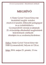 meghivo gye 25 eves sm