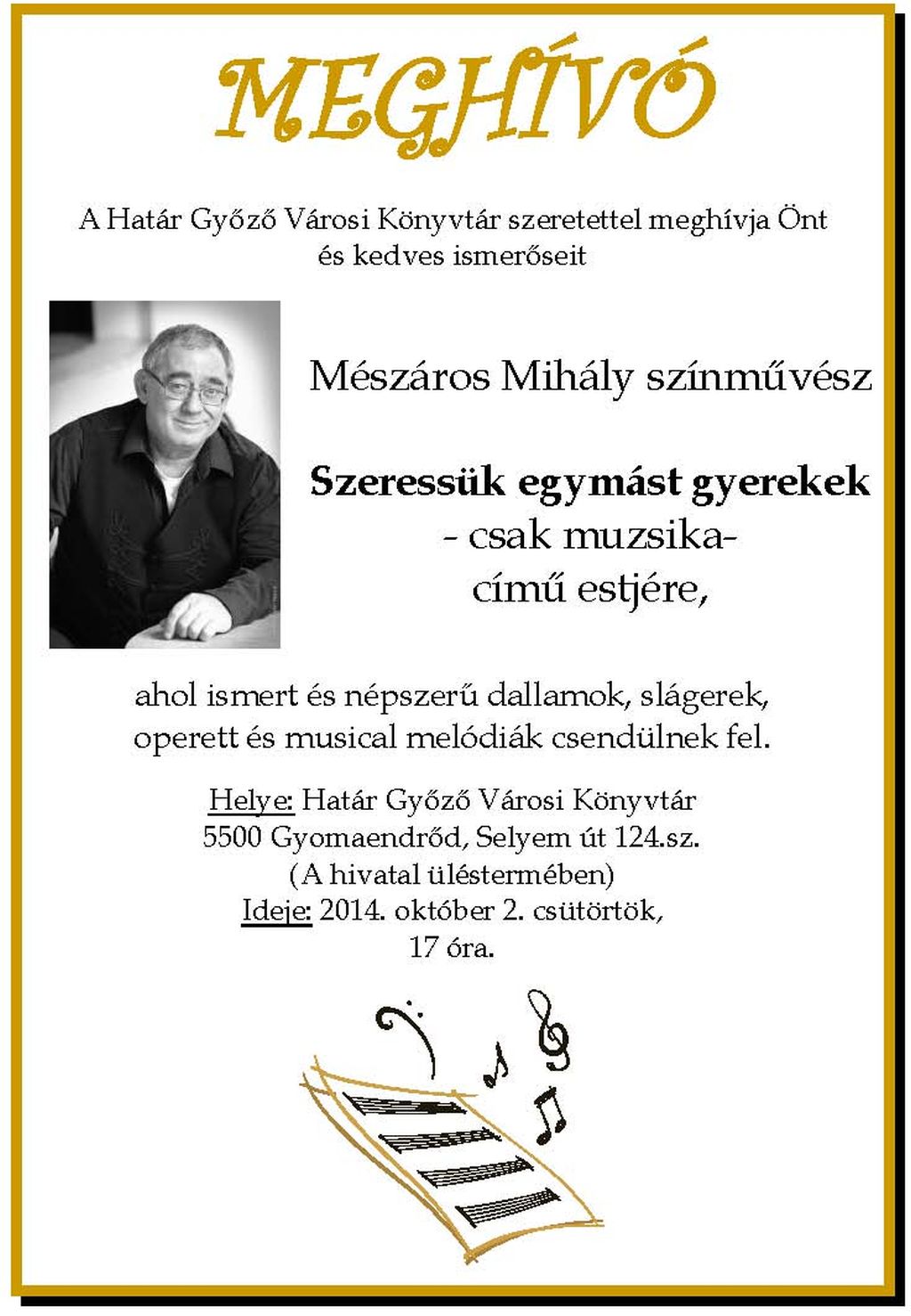 meszaros mihaly szeressuk egymast plakat