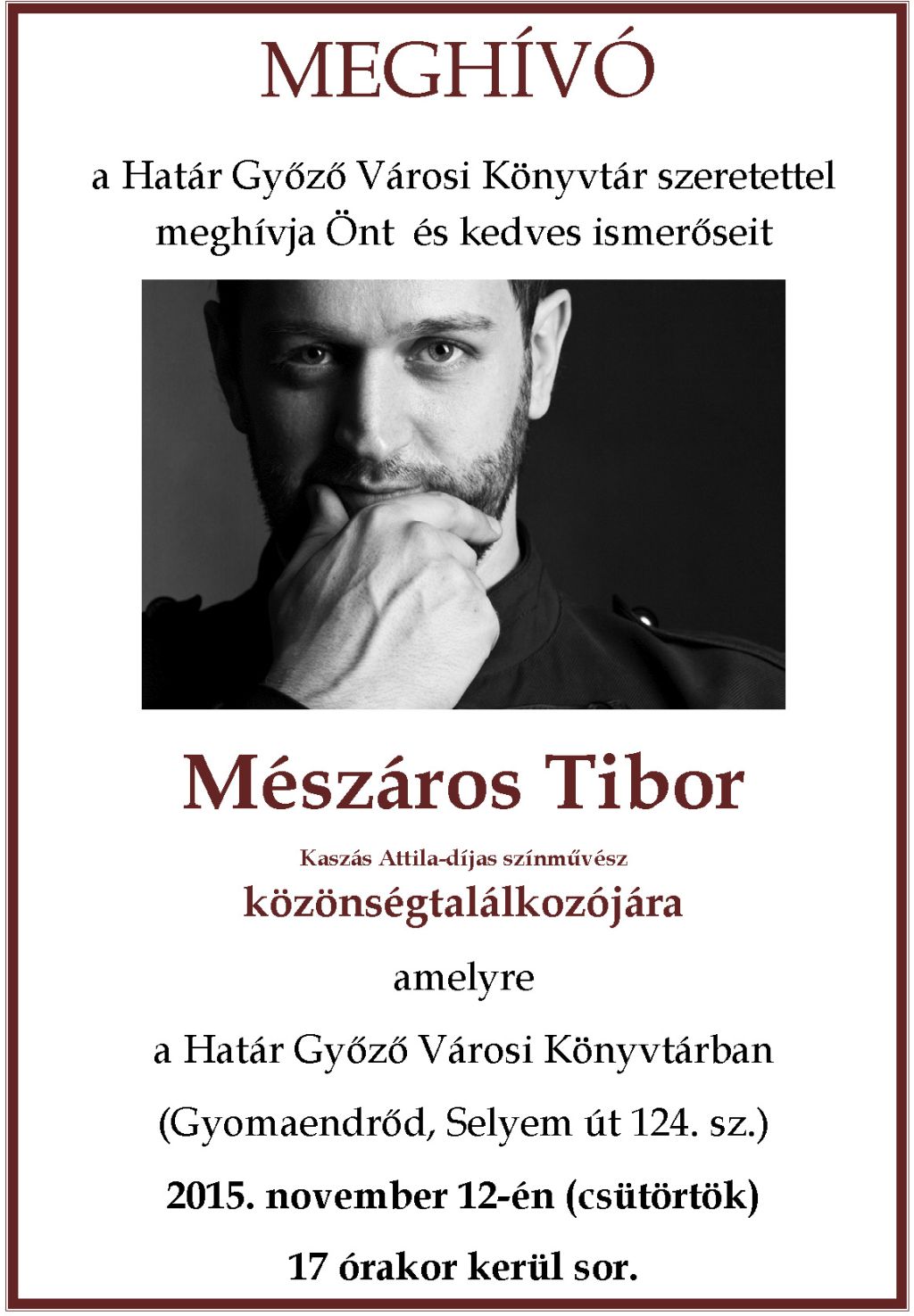 meghivo meszaros tibor