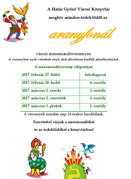 aranyfonal meghivo