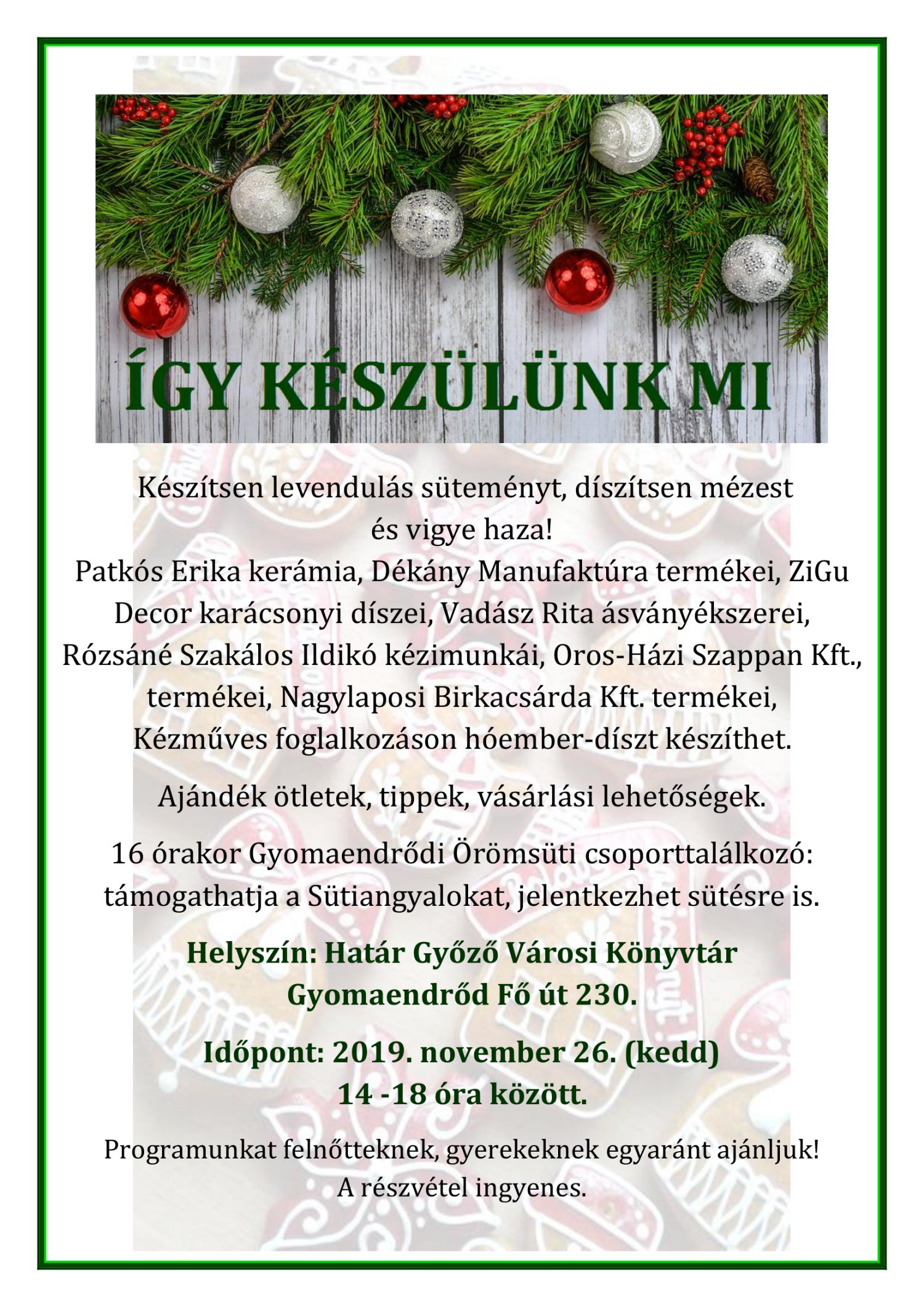 igy keszulunk mi