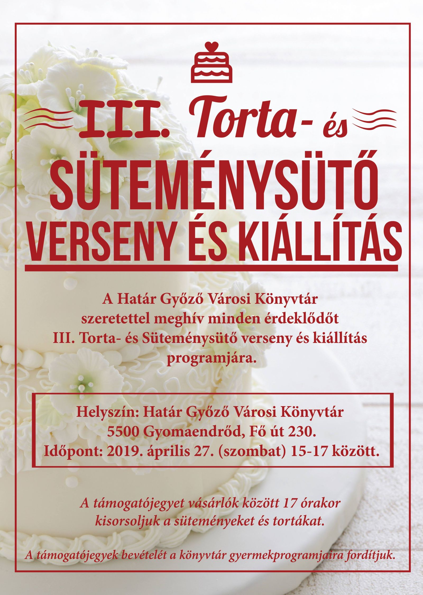 iii torta sutemeny verseny