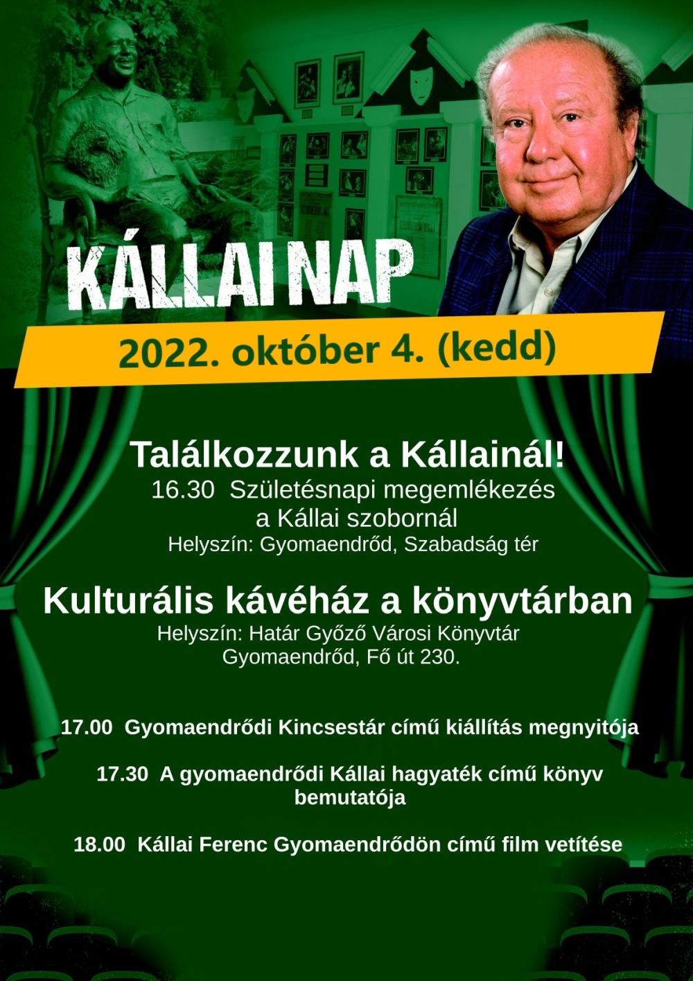 kallai a konyvtarban plakat