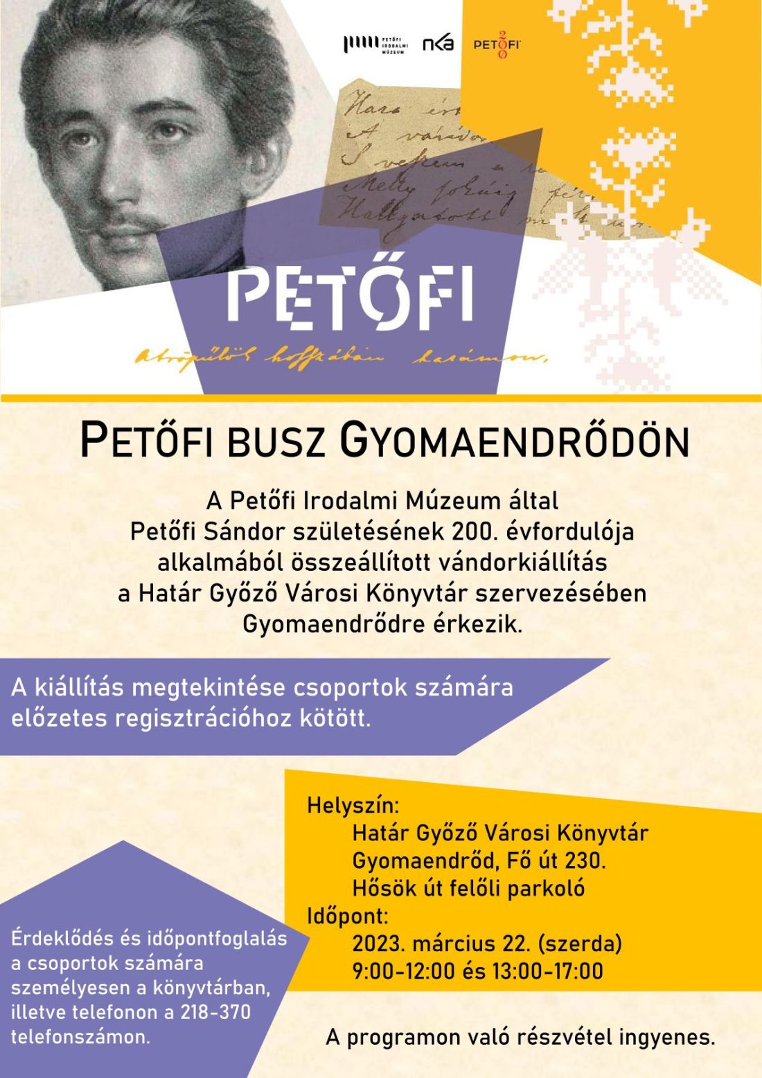 plakat petofi busz